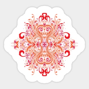 Chinese Flower Sticker